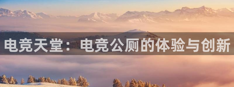 MK电竞：电竞天堂：电竞公厕的体验与创新