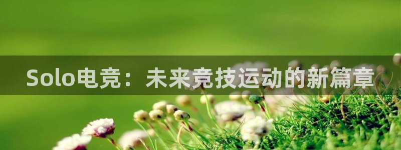 mk电子竞技：Solo电竞：未来竞技运动的新篇章